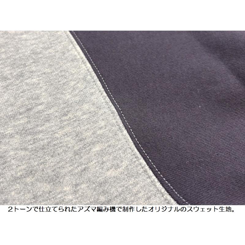 ジェラード 'Champs'２トーンクルーネックスウェット JELADO EASY NAVY AB13232 長袖 国産 日本製 メンズ アメカジ 送料無料 | JELADO | 03