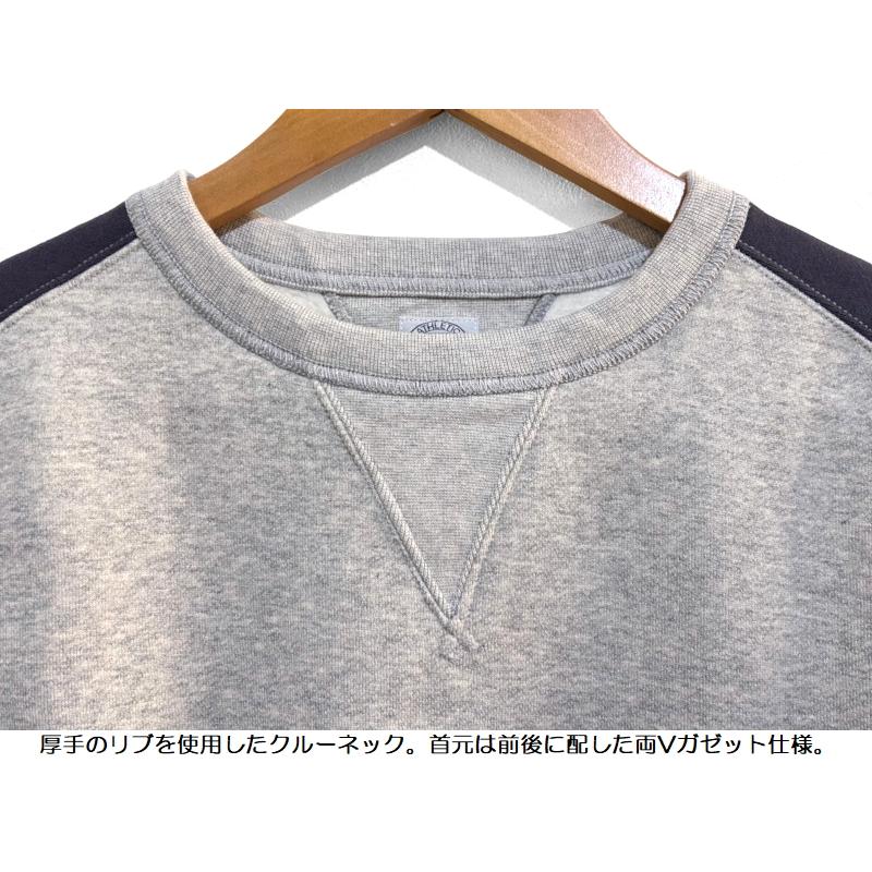 ジェラード 'Champs'２トーンクルーネックスウェット JELADO EASY NAVY AB13232 長袖 国産 日本製 メンズ アメカジ 送料無料 | JELADO | 04