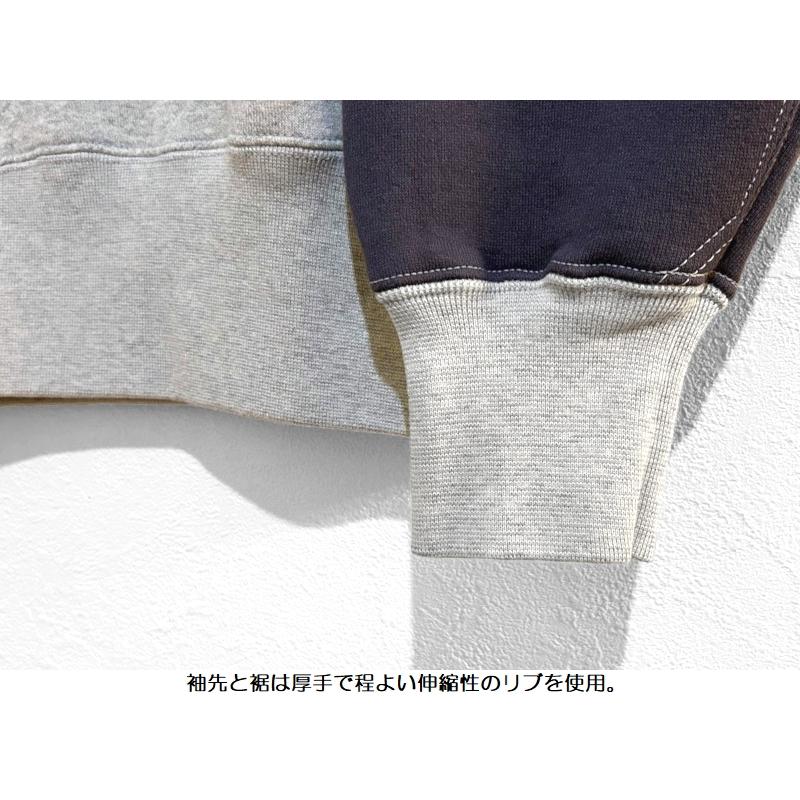 ジェラード 'Champs'２トーンクルーネックスウェット JELADO EASY NAVY AB13232 長袖 国産 日本製 メンズ アメカジ 送料無料 | JELADO | 07