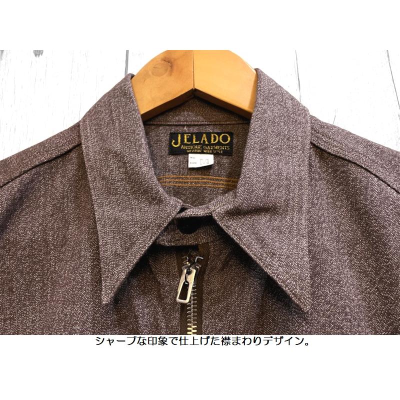 JELADO シャンブレーシャツ　L 美品 JELADO（ジェラード） シャンブレーハーフジップシギーシャツ JELADO