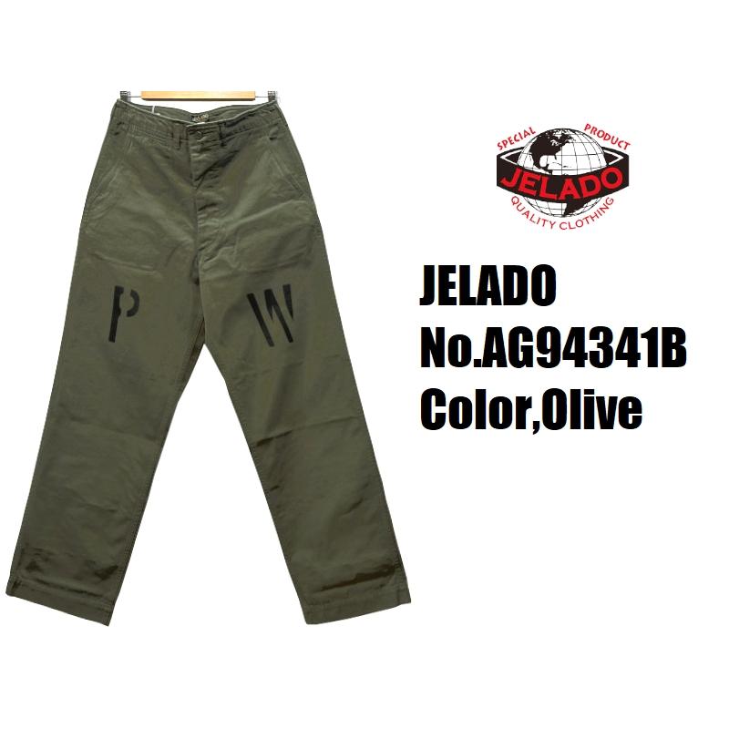 JELADO（ジェラード） '41Khaki'チノトラウザー ステンシル ラスト