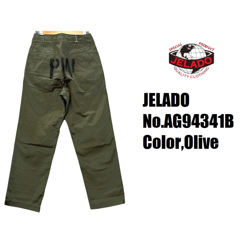 JELADO（ジェラード） '41Khaki'チノトラウザー ステンシル ラスト