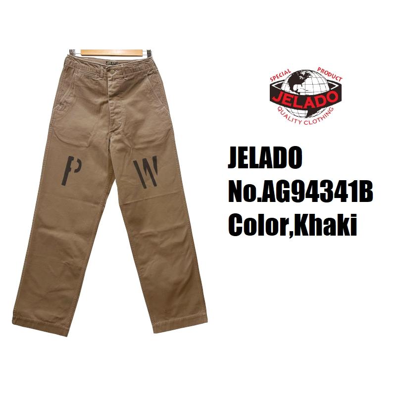 JELADO（ジェラード） '41Khaki'チノトラウザー ステンシル ラスト