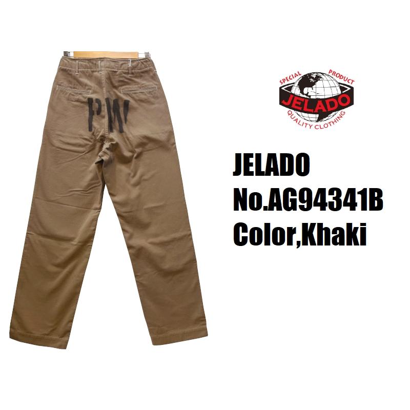 JELADO（ジェラード） '41Khaki'チノトラウザー ステンシル ラスト