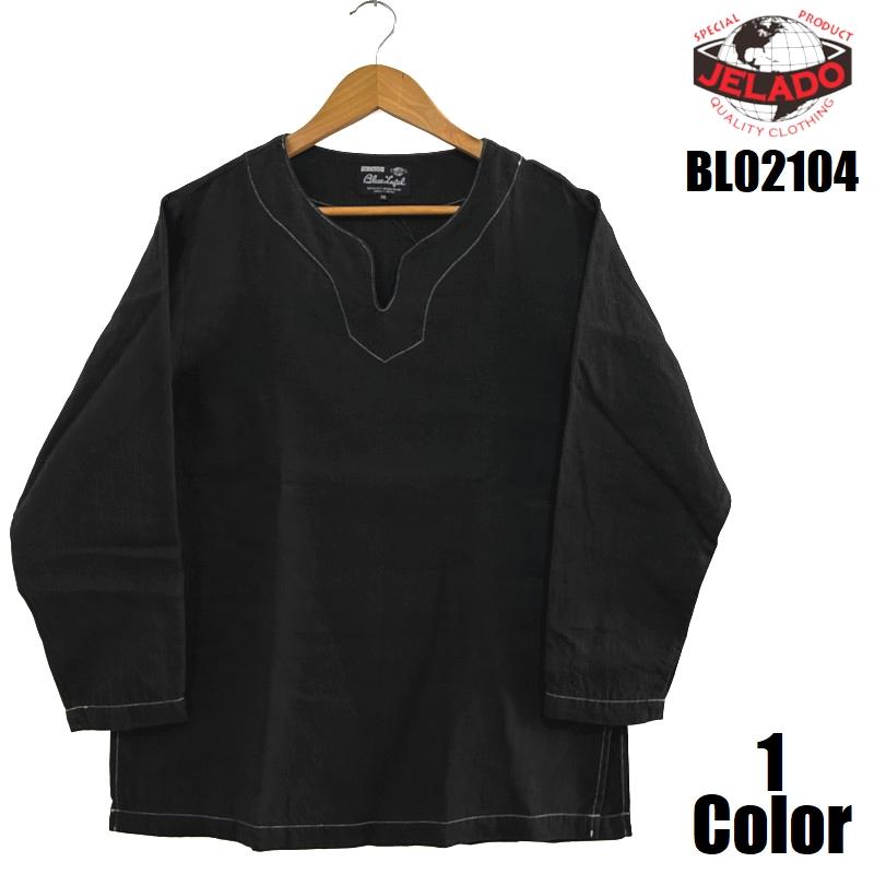 【新品未使用】JELADO ジェラード　アドベンチャーシャツ　リネンシャツ JELADO（ジェラード） リネンスリーピングシャツ JELADO EASY NAVY