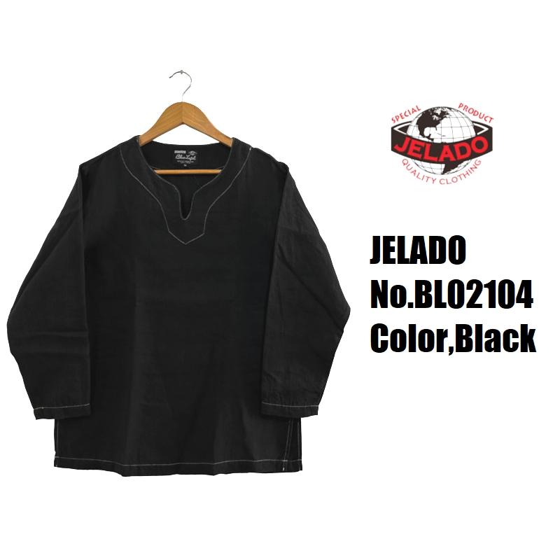 JELADO（ジェラード） リネンスリーピングシャツ JELADO EASY NAVY