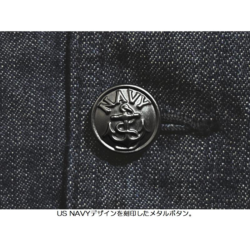 ジェラード 'U.S.Navy'ダンガリージャンパー JELADO CT12316 デニム ジャケット 青タグ AGE OF LONGING ラストリゾート メンズ アメカジ 国産 日本製の画像