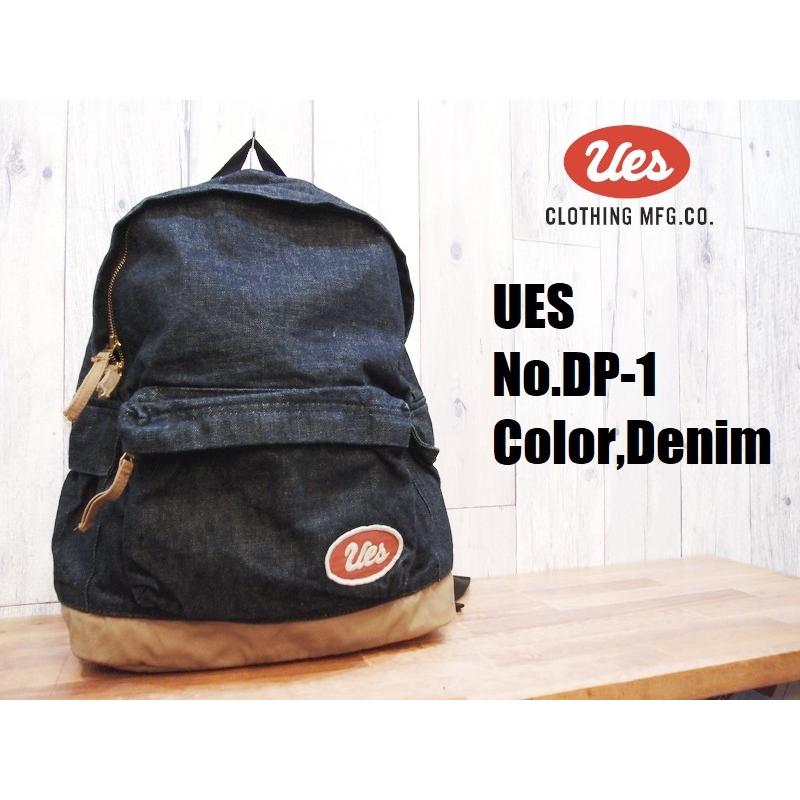 未使用 完売品 UES ウエス デニム リュック デイパック DP-1 UES UES ウエス バック リュック デニム デイパック DP-1