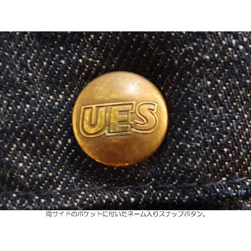 UES ウエス 'UES'ワッペンデイバッグ EASY NAVY DP-1 デニム