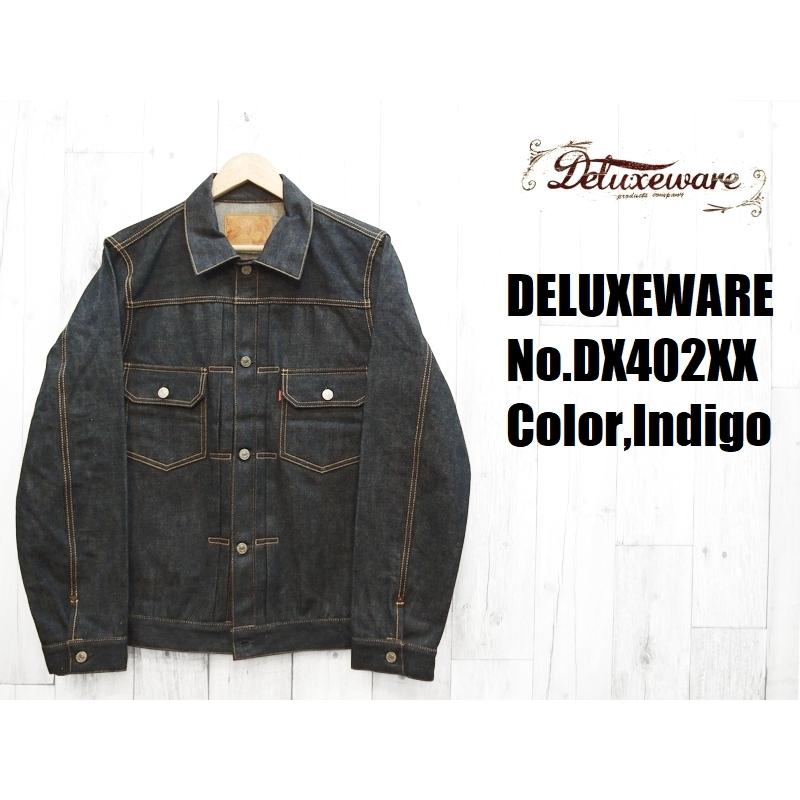 Deluxeware / Gジャン/36/デニム/IDG/DX402XX DELUXEWARE（デラックスウエア） 2ndデニムジャケット DELUXEWARE EASY