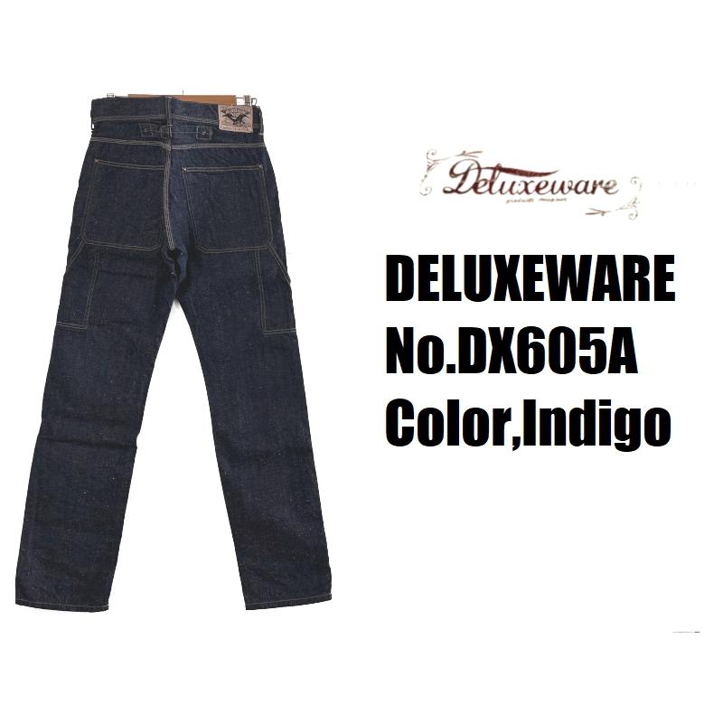 DELUXEWARE（デラックスウエア） ダブルニーデニムパンツ DELUXEWARE