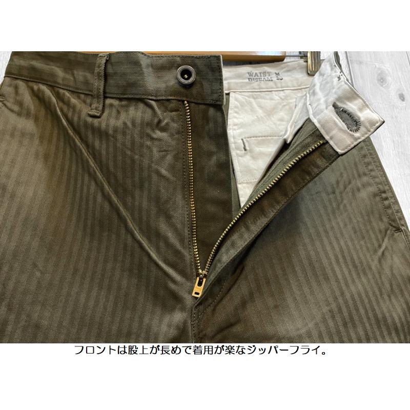 FOB FACTORY FOBファクトリー ヘリンボーントラウザー EASY NAVY FOB FACTORY FOBファクトリー ヘリンボーントラウザー EASY NAVY