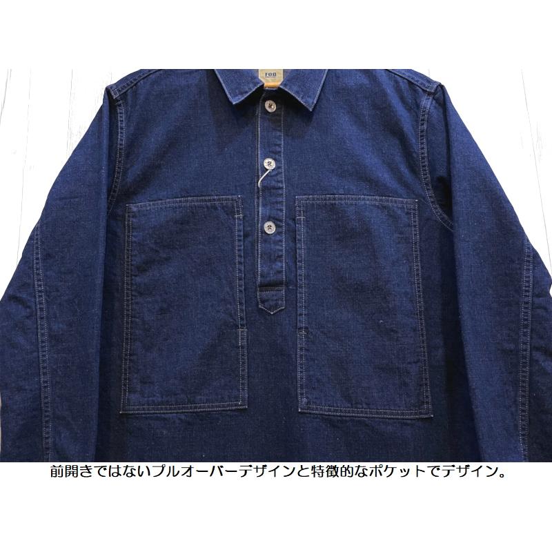 FOB FACTORY FOBファクトリー 'U.S ARMY'プルオーバーデニムジャケット