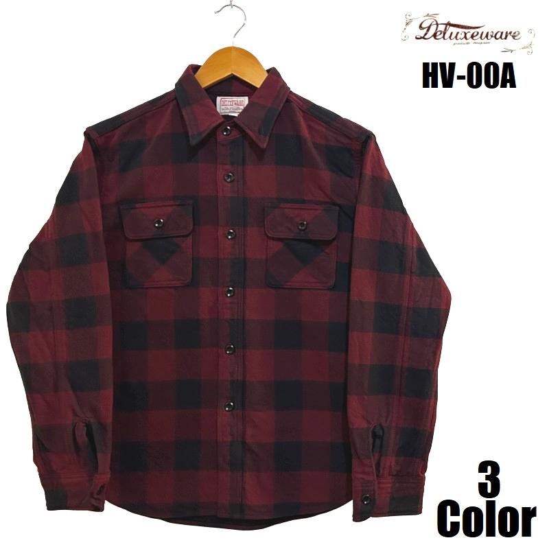 DELUXEWARE（デラックスウエア） '50s BUFFALO CHECK'ヘビーネルシャツ