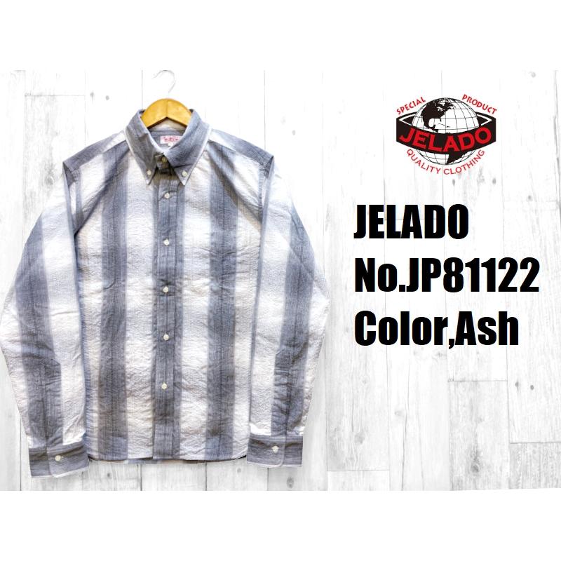 JELADO（ジェラード） 'Madison'シアサッカーボタンダウンシャツ