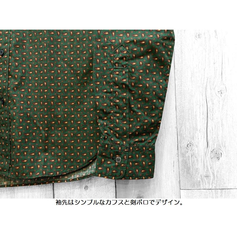 JELADO（ジェラード） 'Madison'ペイズリーボタンダウンシャツ JELADO