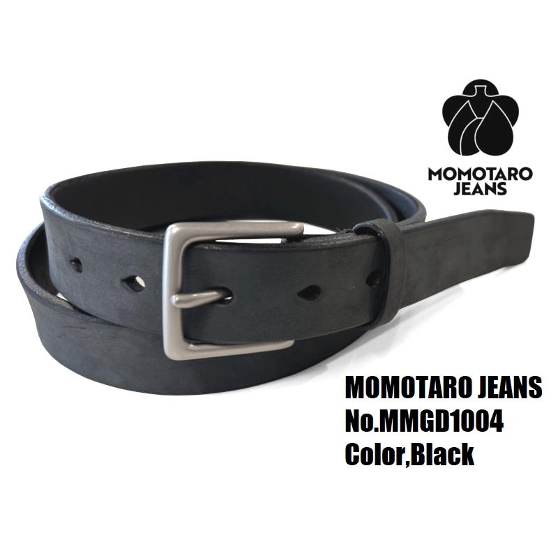桃太郎ジーンズ（MOMOTARO JEANS） 'BUFFED'レザーベルト MOMOTARO