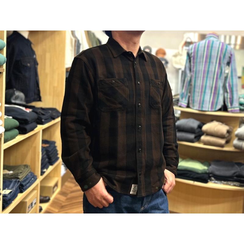 桃太郎ジーンズ（MOMOTARO JEANS） ブロックチェックツイルシャツ