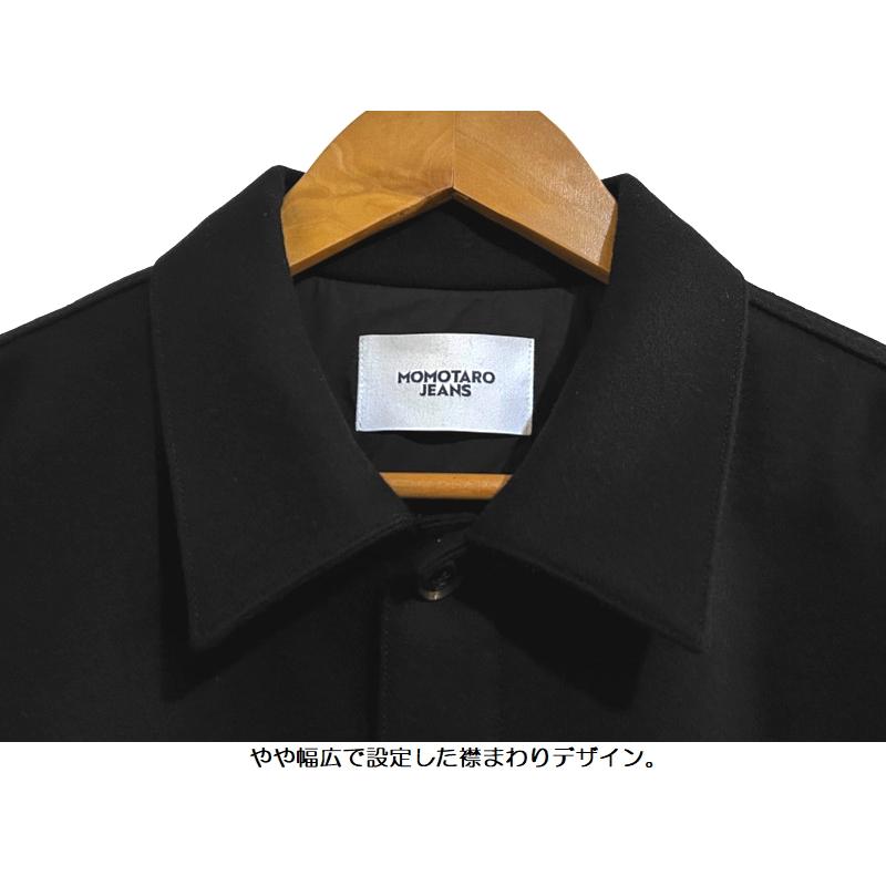 桃太郎ジーンズ 1stタイプメルトンジャケット MOMOTARO JEANS EASY NAVY MMOT6305 国産 日本製 岡山 児島 メンズ アメカジ 送料無料の画像
