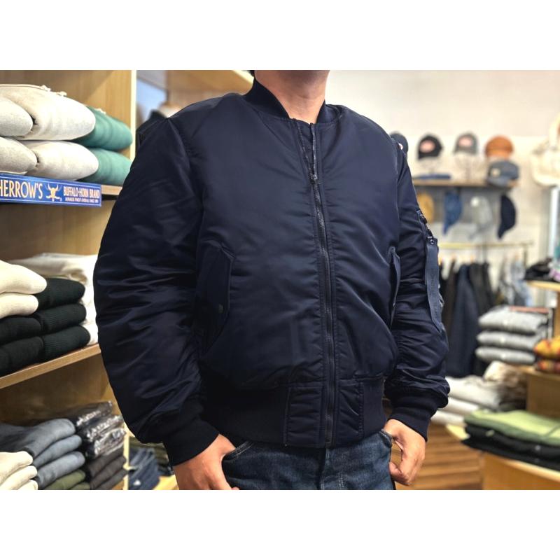 桃太郎ジーンズ（MOMOTARO JEANS） 'EMBROIDERY'MA-1ジャケット