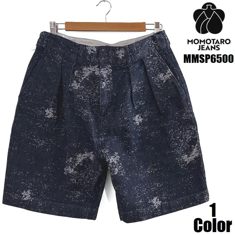 桃太郎ジーンズ（MOMOTARO JEANS） ジャガードワイドショーツ MOMOTARO