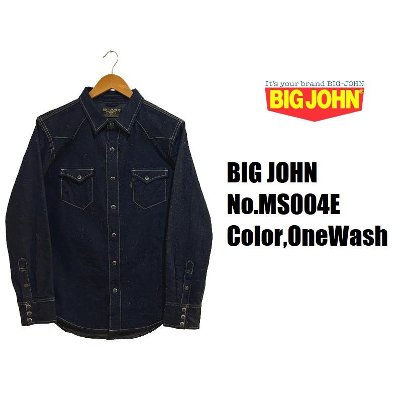 Big John（ビッグジョン） 10ozセルビッチデニムウエスタンシャツ BIG