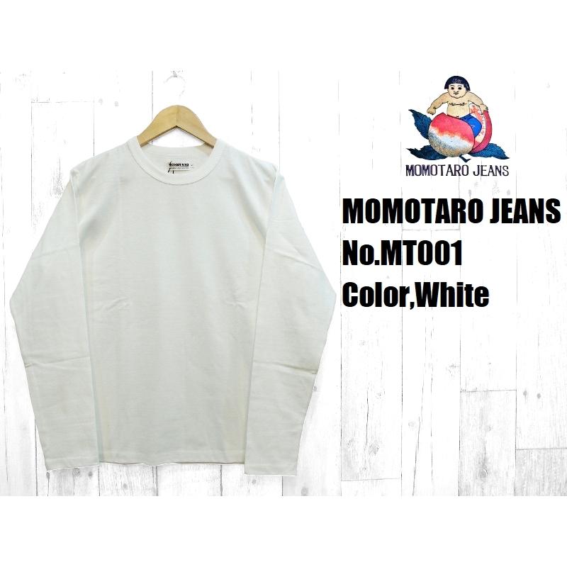 桃太郎ジーンズ 8.5ozジンバブエコットン度詰め天竺ロンＴ MOMOTARO JEANS EASY NAVY MT001 長袖 国産 日本製 岡山 児島 メンズ アメカジ 送料無料｜easy-navy｜03