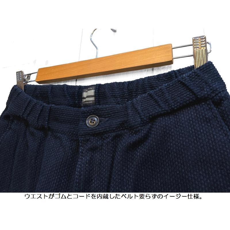 桃太郎ジーンズ インディゴ刺子イージーパンツ MOMOTARO JEANS EASY NAVY MXPT1000 国産 日本製 岡山 児島 メンズ アメカジ 送料無料｜easy-navy｜06