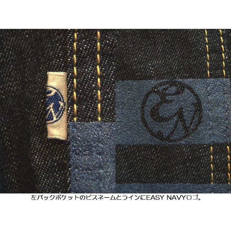 桃太郎ジーンズ 【EASY NAVY別注】特濃デニムクロップドパンツ MOMOTARO JEANS EASY NAVY 限定 P128EN 国産 日本製 岡山 児島 メンズ アメカジ 送料無料｜easy-navy｜07