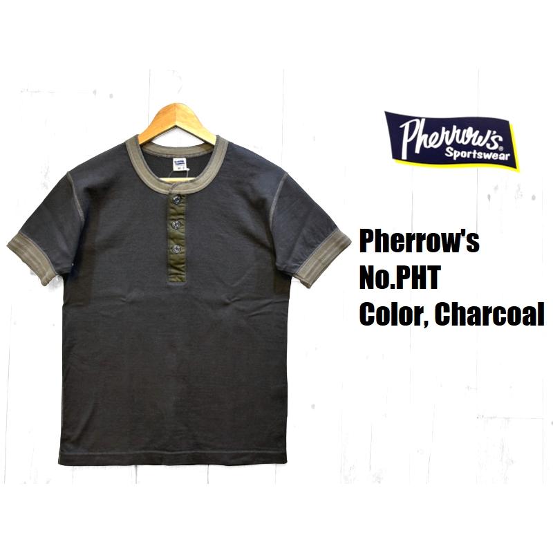 Pherrow's（フェローズ） ヘンリーネックTシャツ Pherrow's EASY NAVY