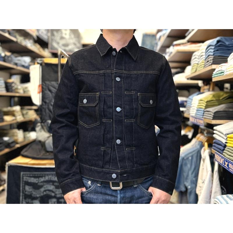 児島ジーンズ 15周年記念15ozデニムジャケット KOJIMA GENES EASY NAVY