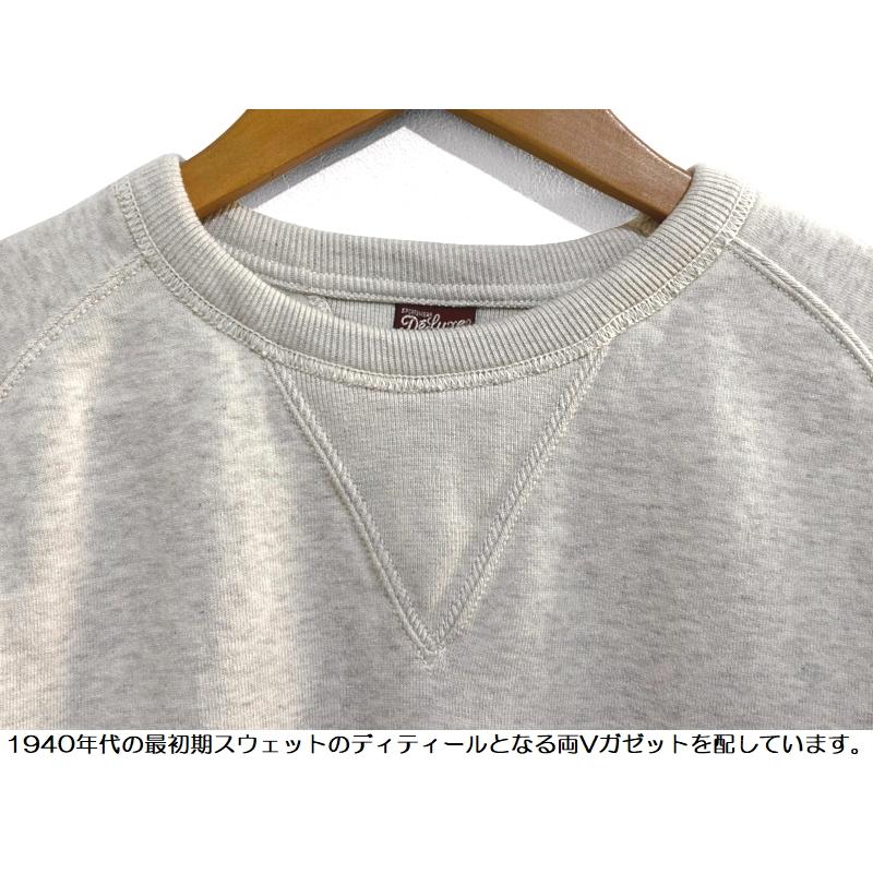 DELUXEWARE（デラックスウエア） '40S'フリーダムスリーブスウェット