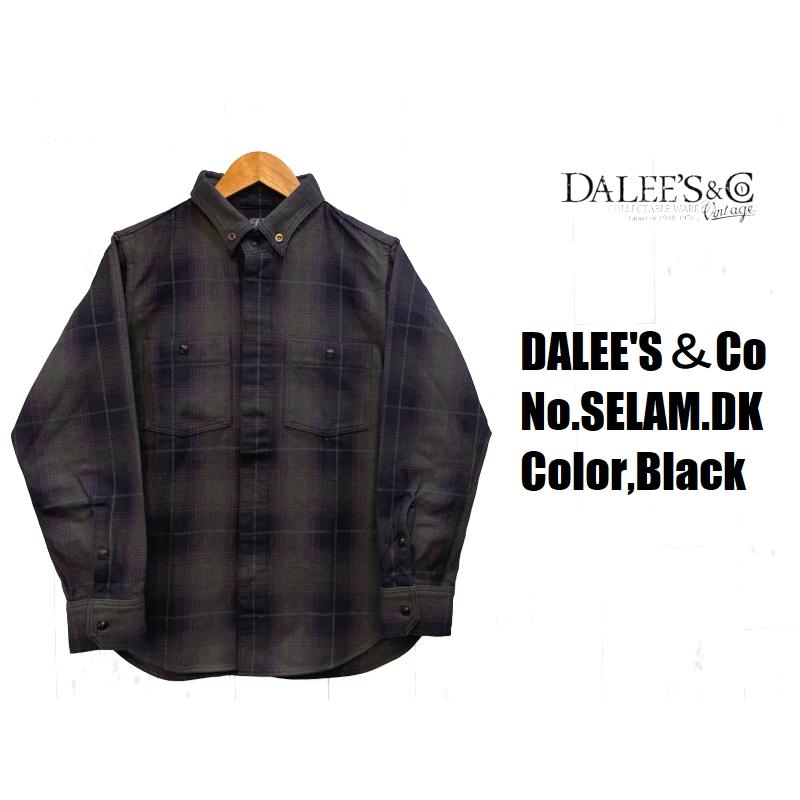 ダリーズ＆コー '30s Kover'ヘビーウェイトネルシャツ DALEE'S＆Co デラックスウエア EASY NAVY SELAM.DK チェック 国産 日本製 メンズ アメカジ 送料無料｜easy-navy｜02