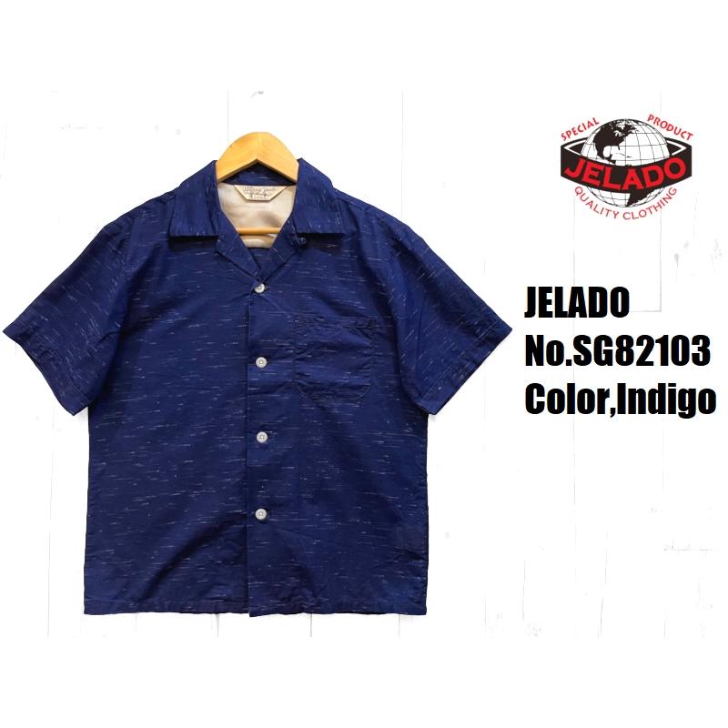 ジェラード 'Westcoast'オープンカラーシャツ JELADO EASY NAVY SG82103 半袖 国産 日本製 メンズ アメカジ 送料無料｜easy-navy｜02