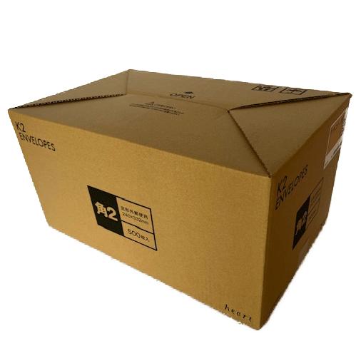 角2封筒【500枚】1箱 茶封筒/クラフト色 紙厚85g/m2 郵便枠無し 角2封筒【500枚】1箱 茶封筒/クラフト色 紙厚85g/m2 郵便枠無し