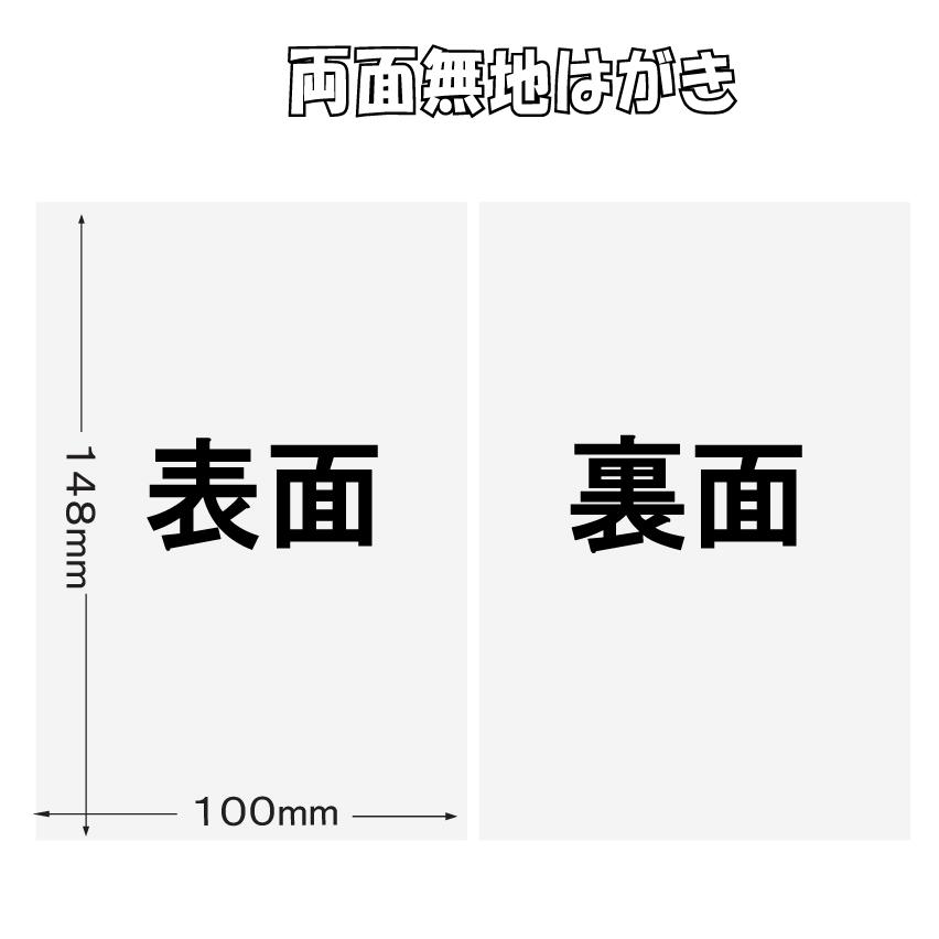 両面無地はがき/500枚 白色 無地用紙　印刷用上質紙　ポストカード ハガキ QSLカードやDMに 大手製紙メーカー製(三菱or王子製紙社製)国産品　転居 転勤 名刺｜easy-p｜02