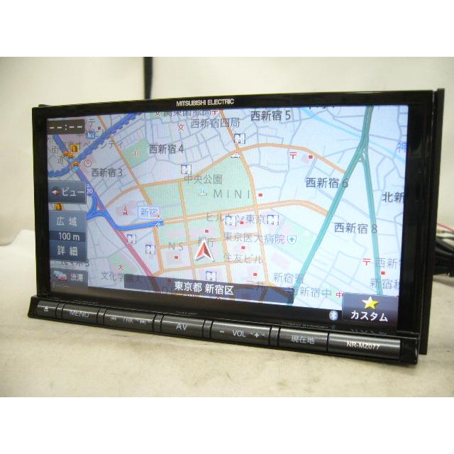 82％以上節約 三菱 メモリーナビ NR-MZ077 フルセグDVD Bluetooth