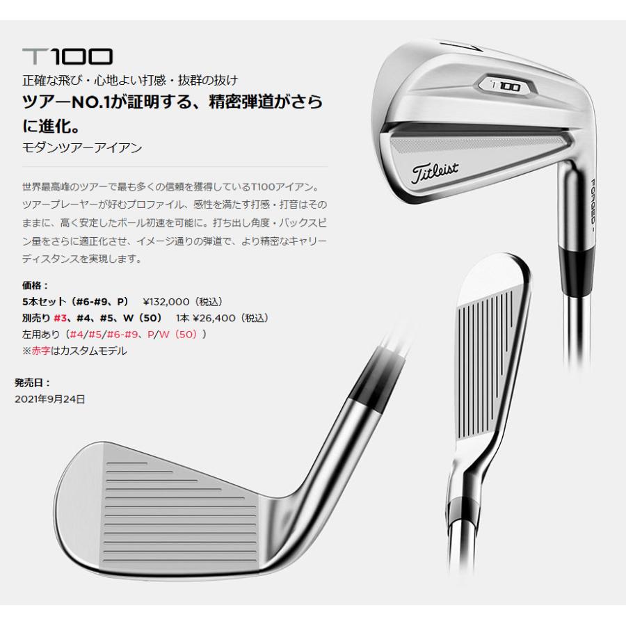 タイトリストT100S （2021）5アイアン単品