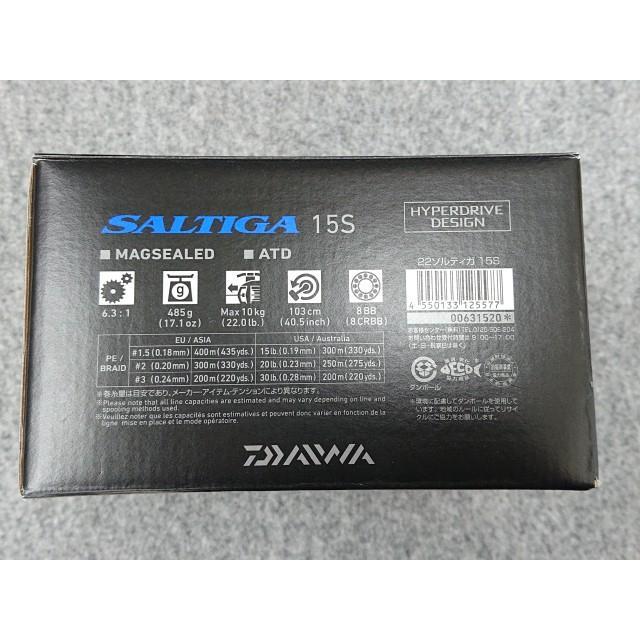SALTIGA @【未使用品】 訳あり ダイワ 22ソルティガ 15S 右 両軸 SALTIGA @【未使用品】 訳あり ダイワ 22ソルティガ 15S 右 両軸
