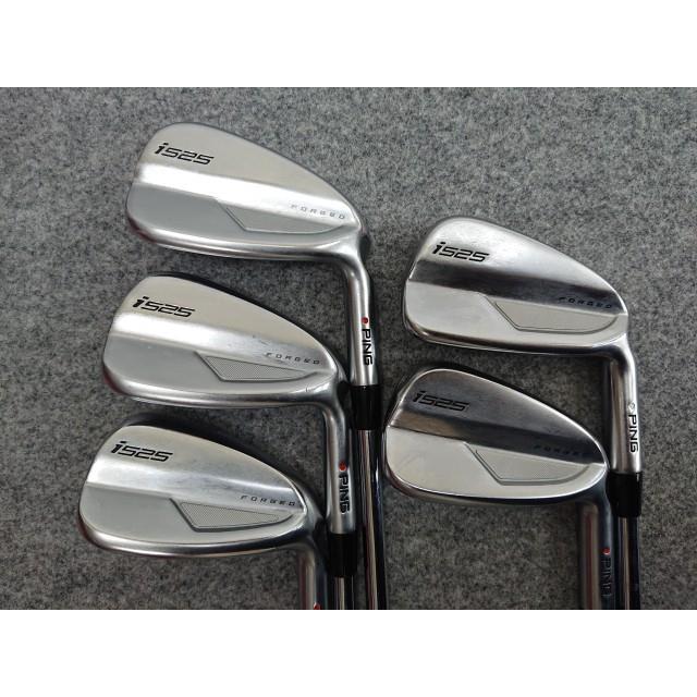 中古】 ピン PING i525 power Spec オレンジドット #7-PW、UW 5本 