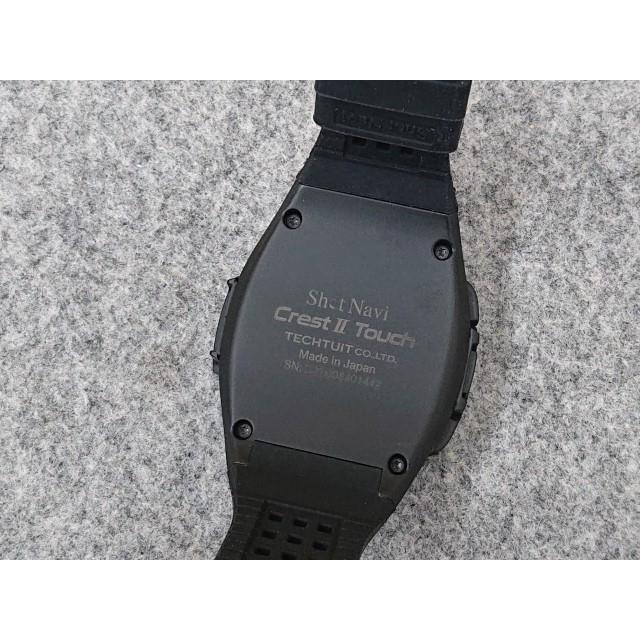Shot Navi Crest II ゴルフ GPS ウォッチ　ブラック 楽天市場】【正規販売店】ショットナビ クレスト2 (ブラック