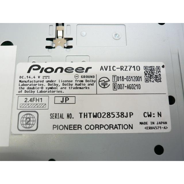 カロッツェリア @【中古】 HDMI入出力 AVIC-RZ710 メモリーナビ