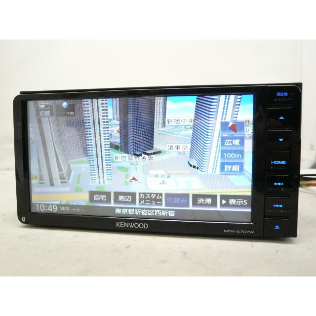 同梱不可】ケンウッド MDV-S707W カーナビ KENWOOD 地図データ：2019年