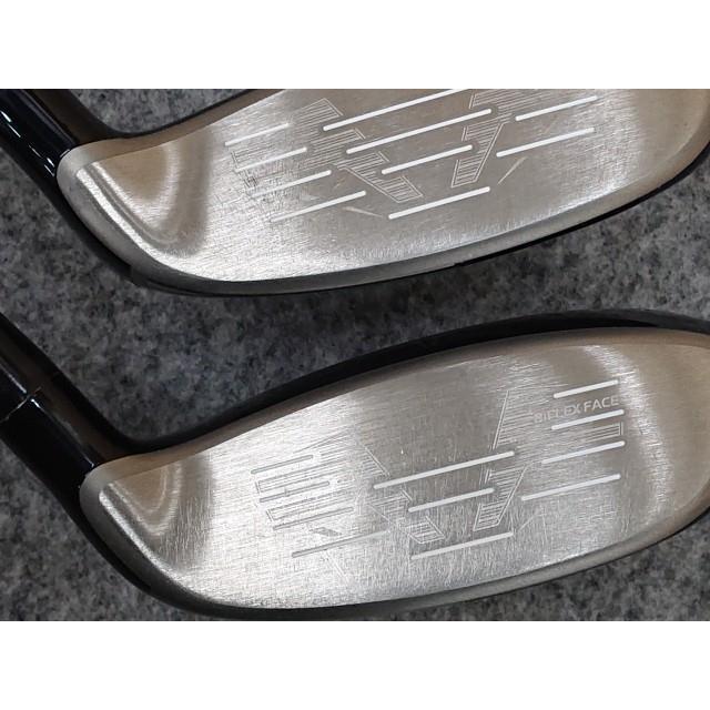 @【中古】 美品！ 左用 2024 XXIO13 ゼクシオ13 ネイビー ハイブリッド H5 23° \u0026 H6 26° 2本セット 秩父 弐 UT (S) レフティーの画像