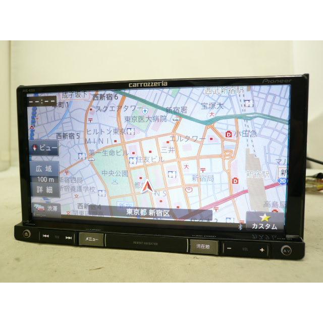 2025年　楽ナビ　AVIC-RZ09 HDMI/フルセグ/Bluetooth 中古】 HDMI対応 2025年版 カロッツェリア AVIC-RZ09 メモリーナビ 地