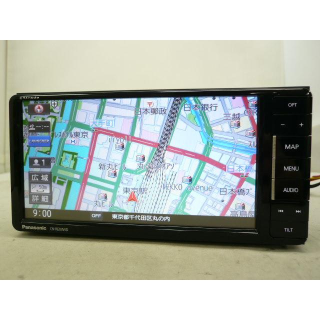中古】 2025年度版 パナソニック ストラーダ CN-RE03WD メモリーナビ