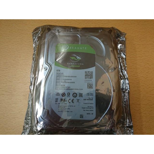 未使用品】 SEAGATE ST8000DM004 8TB SATA600 5400 3.5インチ内蔵