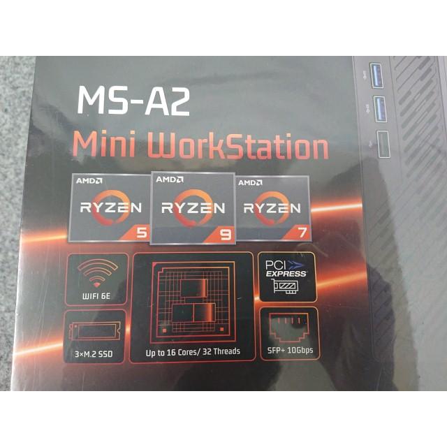 @【未使用品】 MINISFORUM MS-A2 ミニワークステーション AMD Ryzen9 9955HX ミニスフォーラム MS-A2-9955の画像