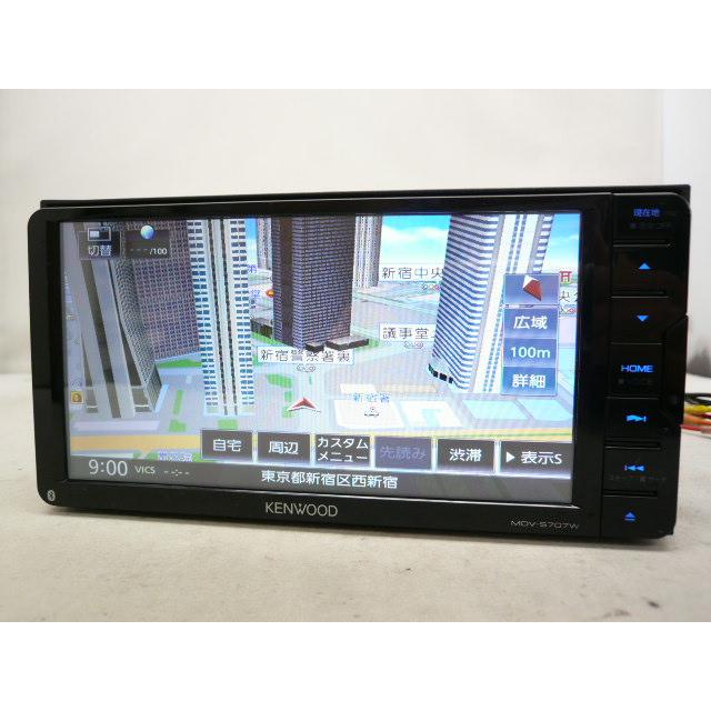 中古】 2026年春版 ケンウッド MDV-S707W 彩速ナビ メモリーナビ 地 