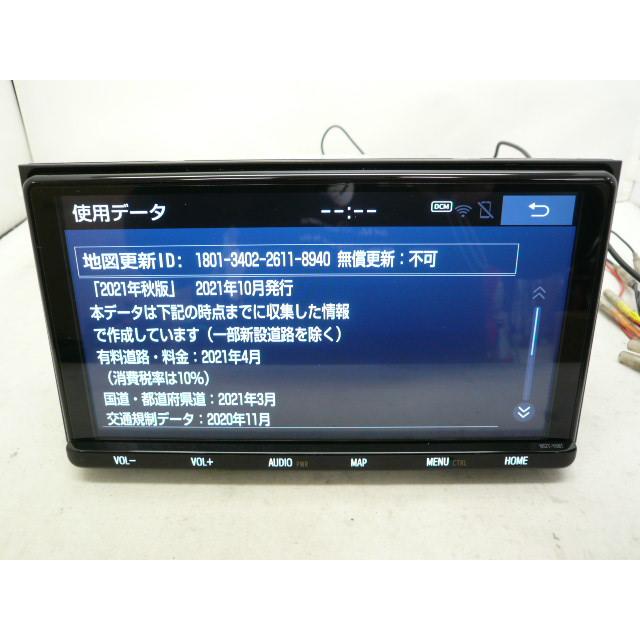中古】 9インチ トヨタ純正 NSZT-Y68T メモリーナビ 地デジ/フルセグ 